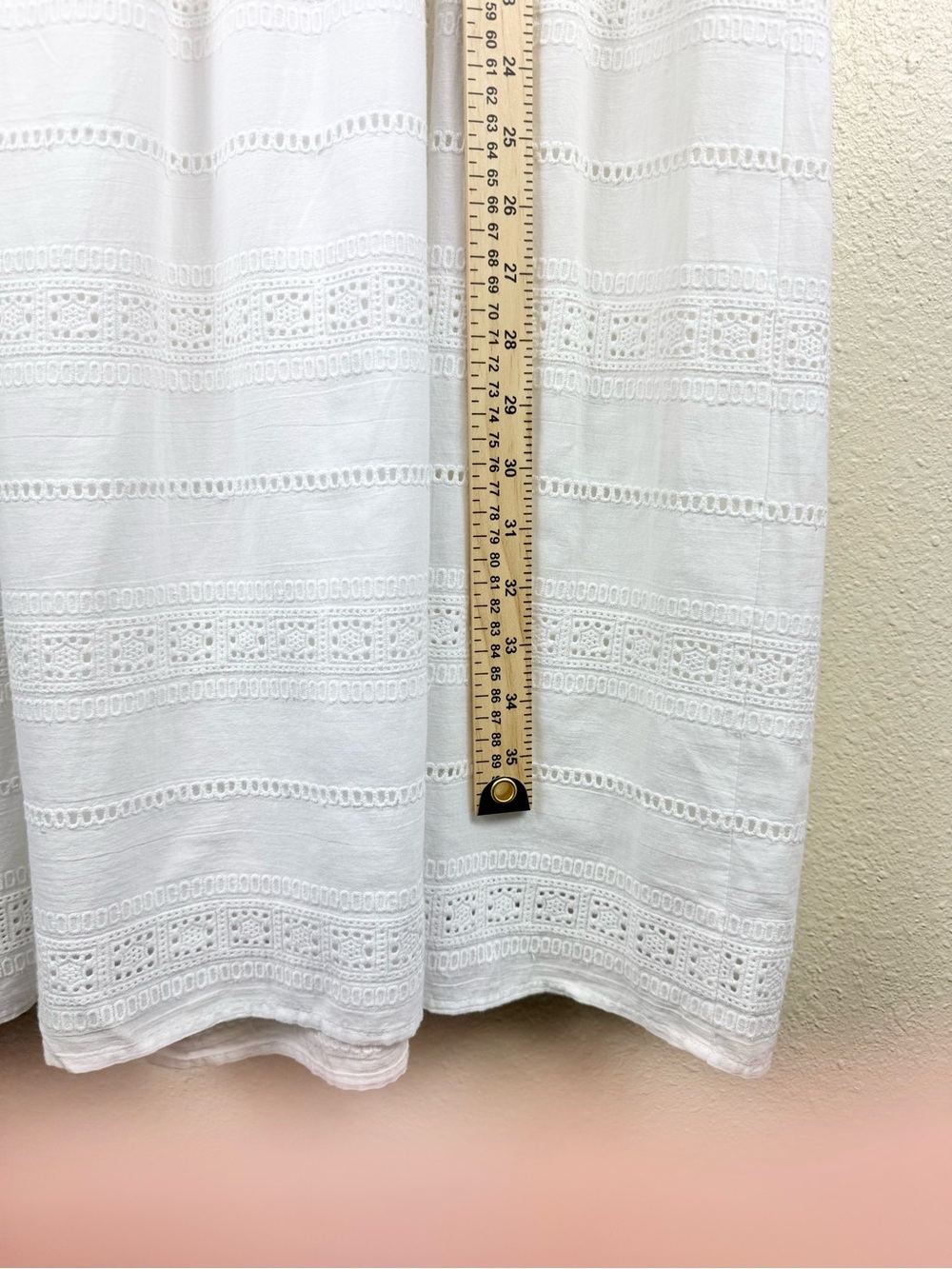 White Maternity Dress Eyelet Lace Frill  100% Cotton by Seraphine SZ 10 Nursing - Picture 16 of 16